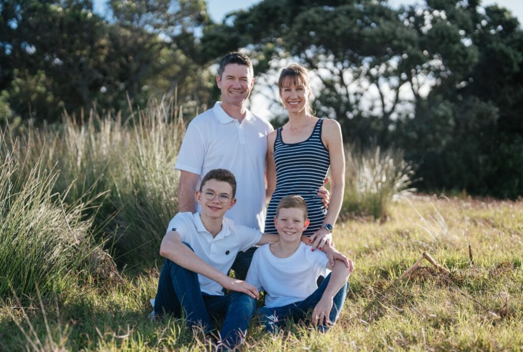 Dr.Tim Dr.Rona with their two boys Josh Blake